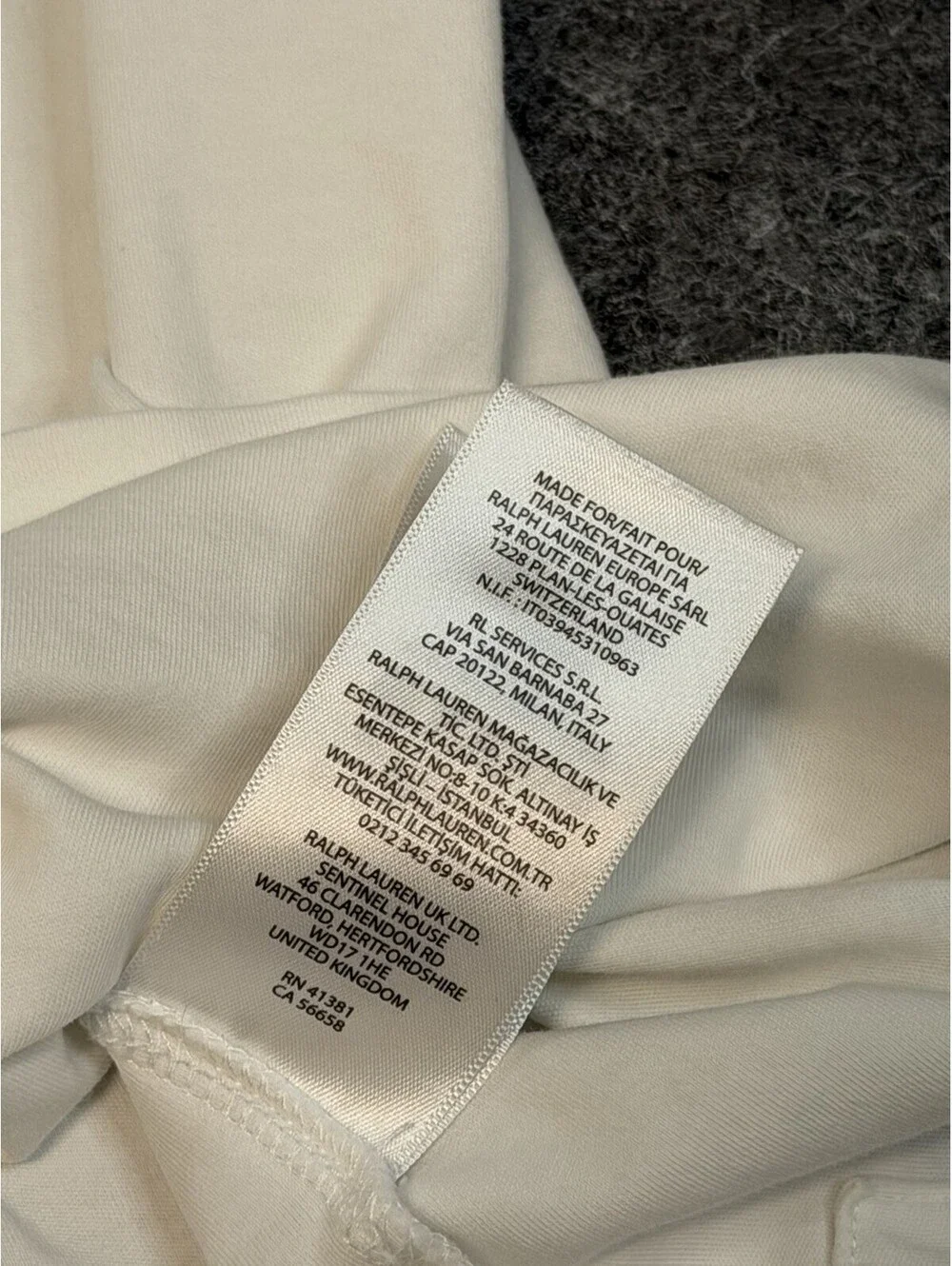 Polo Ralph Lauren Mens XL White Classic Fit Cotton Short Sleeve Polo Shirt